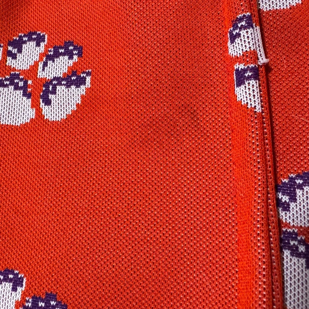 Vintage 70s Mens Clemson Tigers‎ AOP Blazer Jacket Groovy Medium/Large